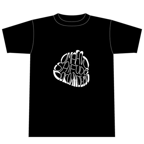 おまどこオリジナルがまぐちロゴTシャツ(黒)