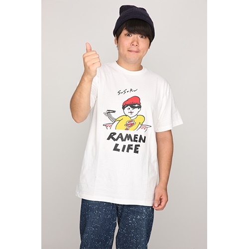 RAMEN LIFE Tシャツ（赤）