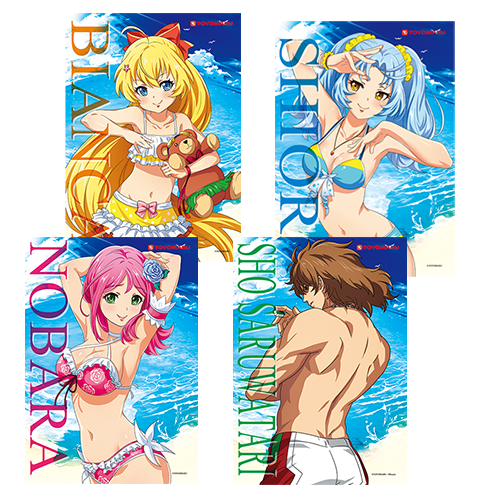 P華牌RRwith清水あいりA4クリアファイル　4種類セット